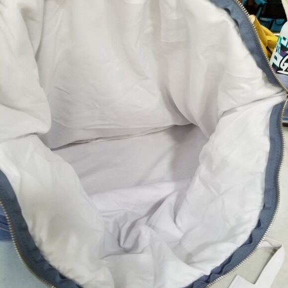 Dolce and Gabbana Light Blue Canvas Tote Bag Weekender Bag Large new unused - Picture 7 of 11